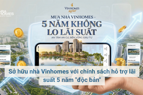 Sở hữu nhà Vinhomes với chính sách hỗ trợ lãi suất 5 năm 
