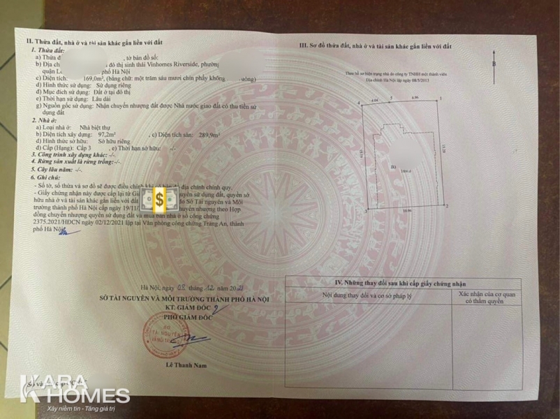 Bán biệt thự tiểu khu Hoa Anh Đào nội thất hiện đại tại KĐT Vinhomes Riverside