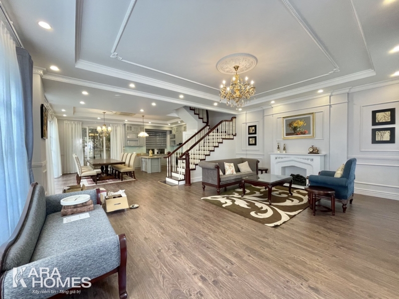 Bán biệt thự song lập Anh Đào hướng Tây Bắc đủ đồ đẹp tại KĐT Vinhomes Riverside