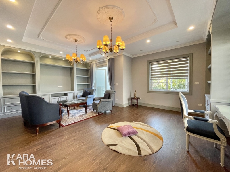 Bán biệt thự song lập Anh Đào hướng Tây Bắc đủ đồ đẹp tại KĐT Vinhomes Riverside