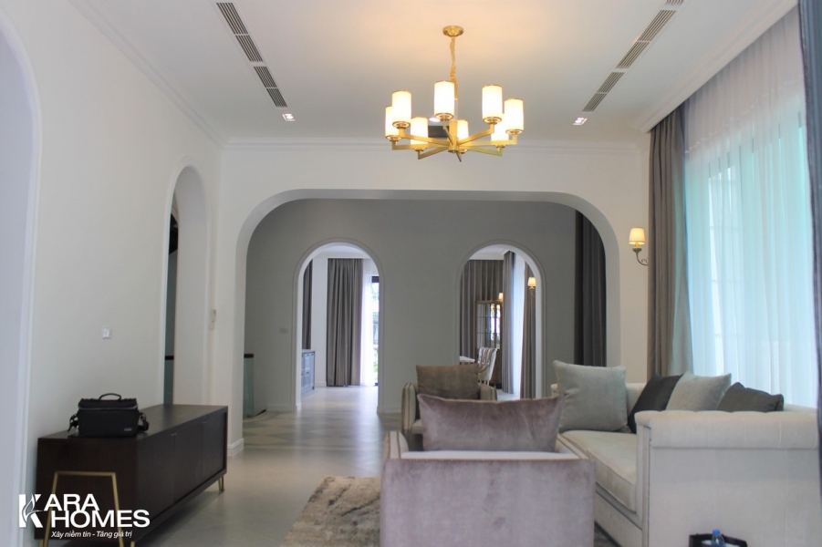 Cho thuê biệt thự Đơn Lập Hoa Phương có sân vườn không gian xanh tại KĐT Vinhomes Riverside