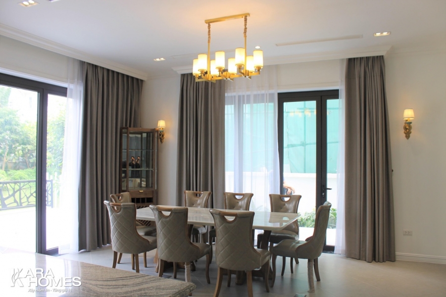 Cho thuê biệt thự Đơn Lập Hoa Phương có sân vườn không gian xanh tại KĐT Vinhomes Riverside