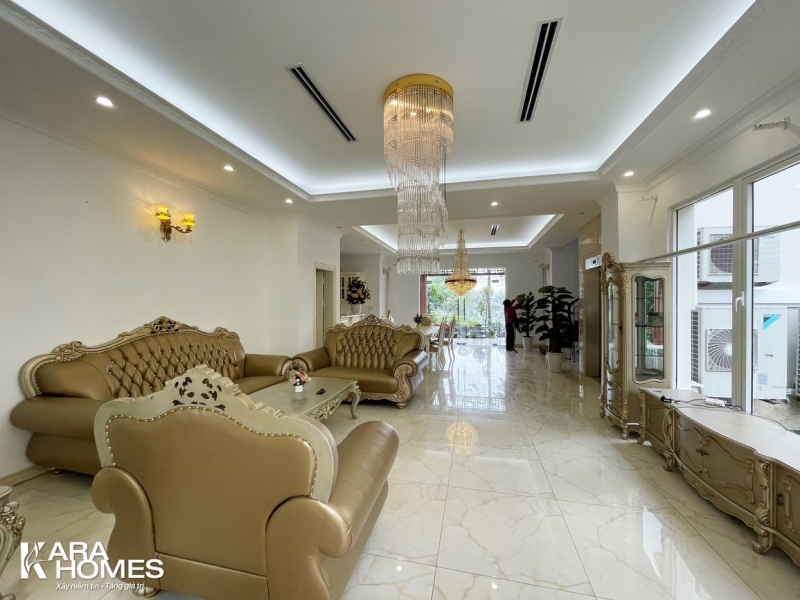 Cho thuê biệt thự đơn lập vừa hoàn thiện đủ đồ tiểu khu Hoa Phượng KĐT Vinhomes Riverside, Long biên