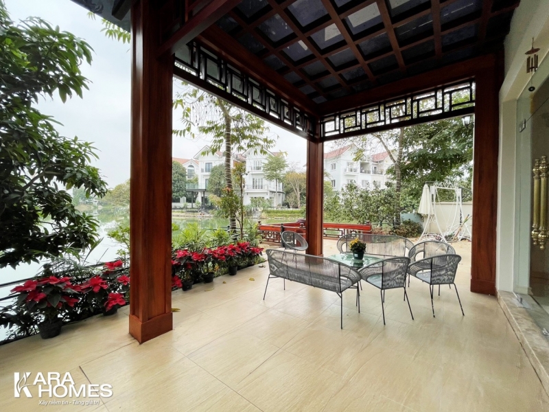Cho thuê biệt thự đơn lập vừa hoàn thiện đủ đồ tiểu khu Hoa Phượng KĐT Vinhomes Riverside, Long biên