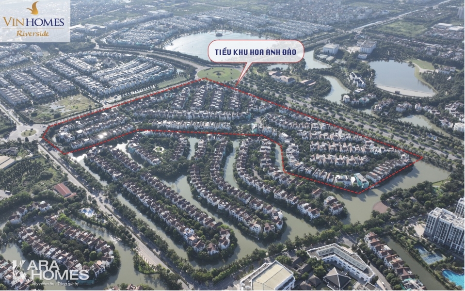 Bán biệt thự tiểu khu Hoa Anh Đào nội thất hiện đại tại KĐT Vinhomes Riverside