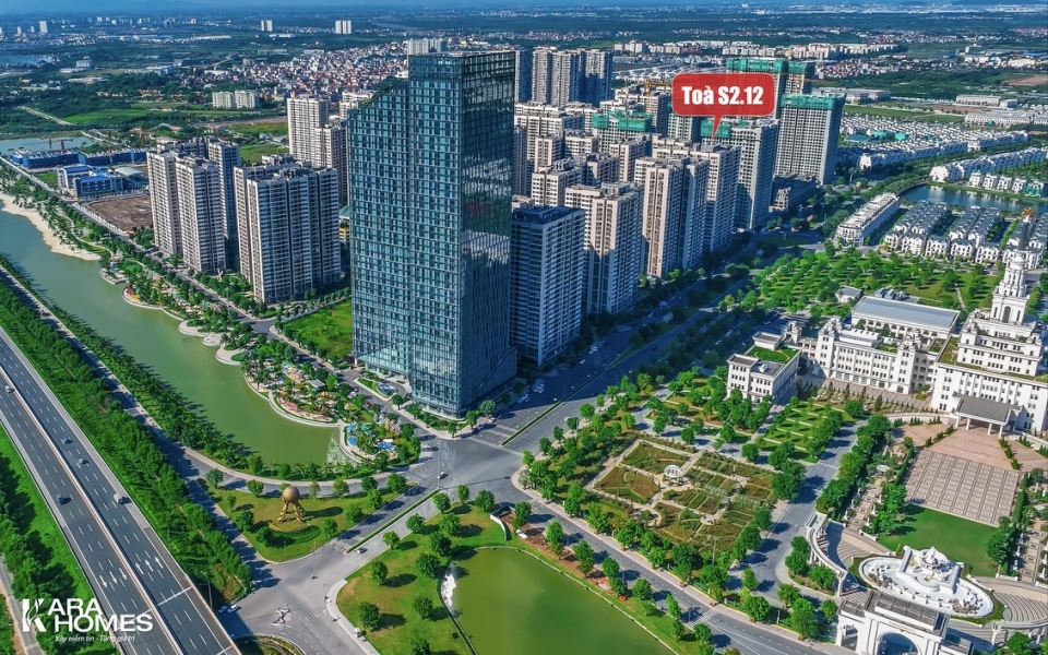Bán căn hộ CH16, 2PN+1, 2WC, toà S2.12 phân khu Sapphire 2