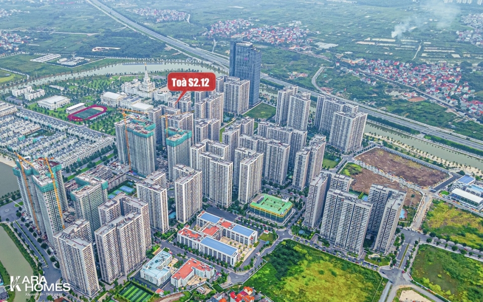 Bán căn hộ CH16, 2PN+1, 2WC, toà S2.12 phân khu Sapphire 2