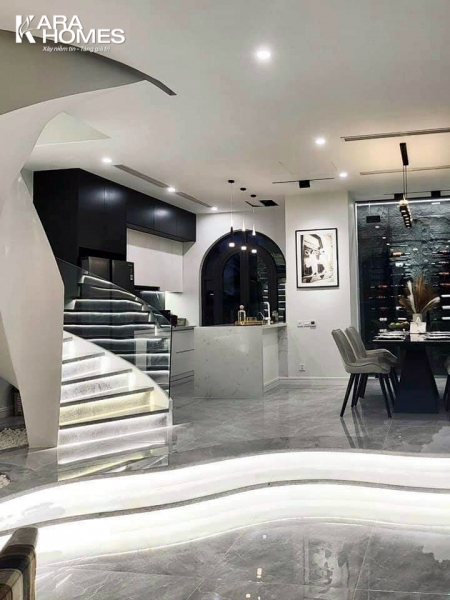 Cho thuê biệt thự song lập Sao Biển SB25-10 gần hồ lớn trung tâm, đã hoàn thiện nội thất