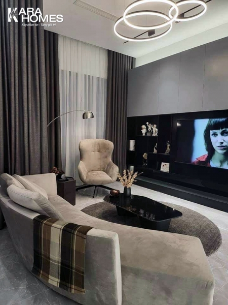 Cho thuê biệt thự song lập Sao Biển SB25-10 gần hồ lớn trung tâm, đã hoàn thiện nội thất