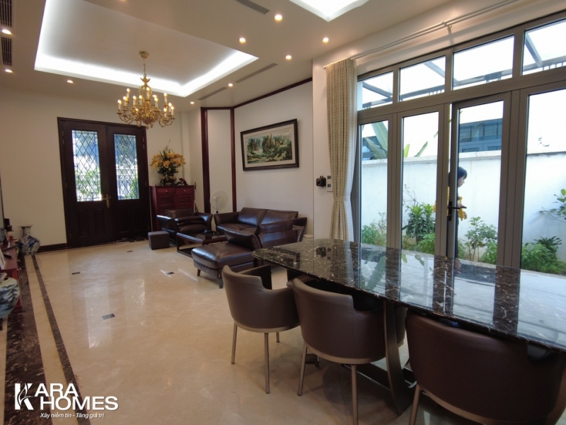 Bán biệt thự đơn lập tiểu khu Nguyệt Quế NQ17-49, đã hoàn thiện đẹp, tại KĐT Vinhomes the Harmony