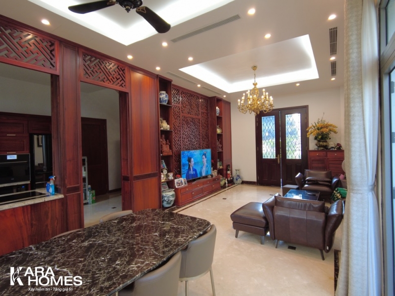 Bán biệt thự đơn lập tiểu khu Nguyệt Quế NQ17-49, đã hoàn thiện đẹp, tại KĐT Vinhomes the Harmony