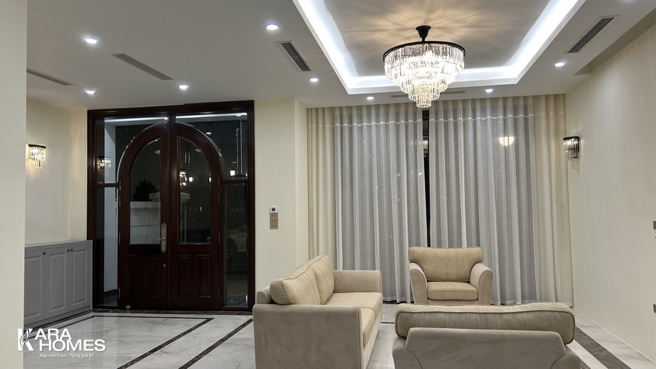 Cho thuê biệt thự liền kề Ngọc Trai Vinhomes Ocean Park view công viên vườn hoa, hoàn thiện nội thất đẹp