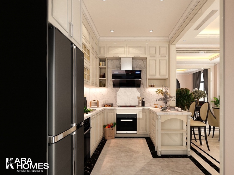 Cho thuê biệt thự song lập dãy NT03 tại tiểu khu Ngọc Trai đảo nhỏ, hướng Tây Bắc, View vườn hoa, bể bơi đã hoàn thiện đẹp