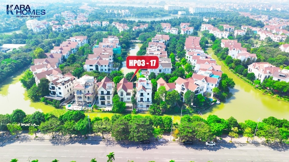 Bán biệt thự Đơn Lập Vinhomes Riverside phân khu Hoa Phượng HP03-17 View 02 sông