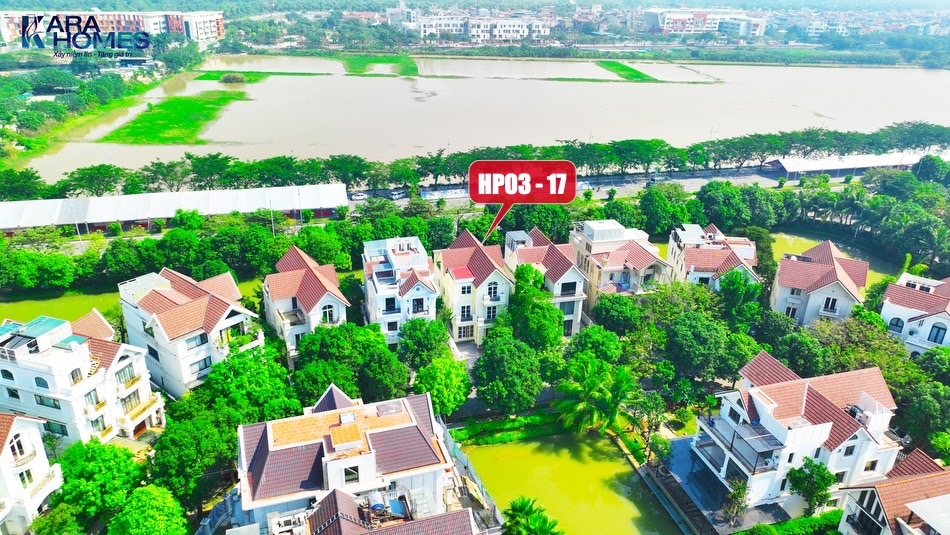 Bán biệt thự Đơn Lập Vinhomes Riverside phân khu Hoa Phượng HP03-17 View 02 sông