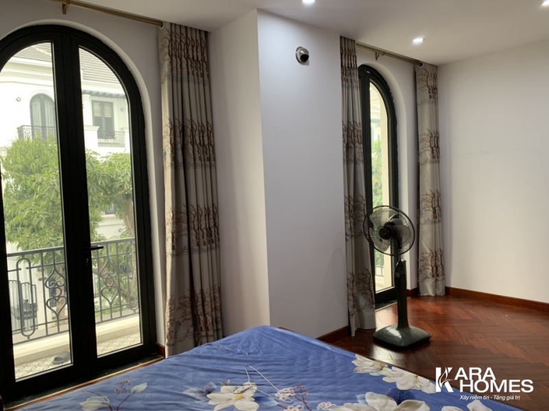 Cho thuê biệt thự Song Lập Vinhomes Ocean Park - Ngọc Trai NT03, hướng Tây Bắc đã hoàn thiện nội thất