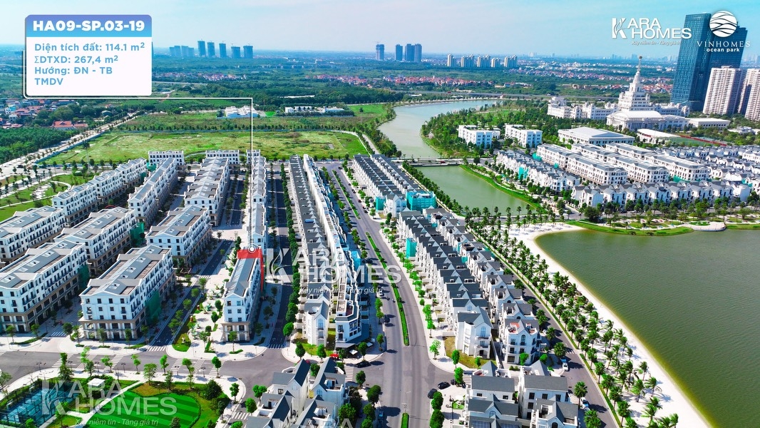 Bán Shop TMDV HA09-SP.03-19 hai mặt tiền, tâm điểm tiểu khu Hải Âu tại thành phố biển Vinhomes Ocean Park