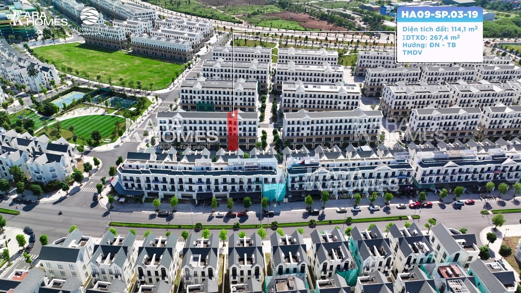 Bán Shop TMDV HA09-SP.03-19 hai mặt tiền, tâm điểm tiểu khu Hải Âu tại thành phố biển Vinhomes Ocean Park