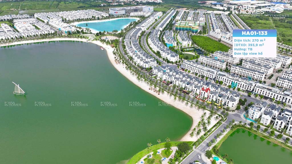 Bán biệt thự đơn lập Hải Âu 1 Vinhomes Ocean Park Shophouse HA1-133: đặc quyền kinh doanh sinh lời bền vững