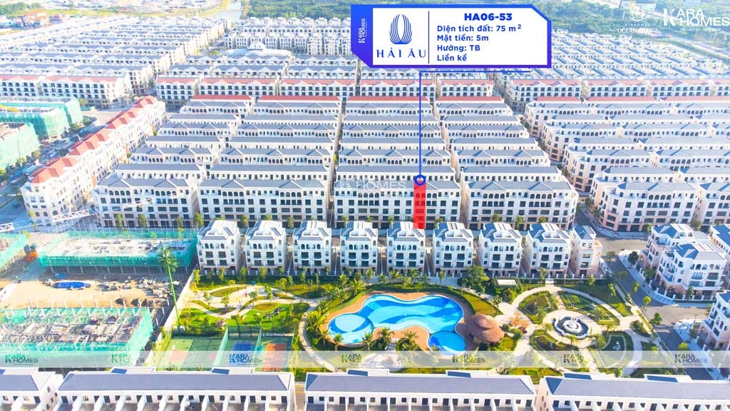 Bán liền kề Vinhomes Ocean Park 2 - Giá tốt - Phân khu Hải Âu HA06-53