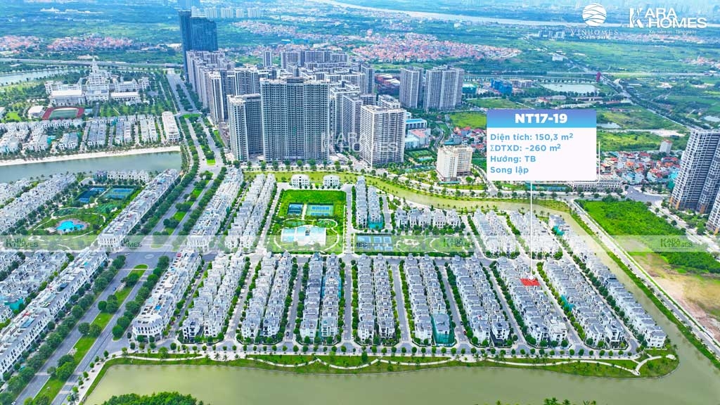 Bán biệt thự Ngọc Trai Vinhomes Ocean Park - Song lập NT17-19