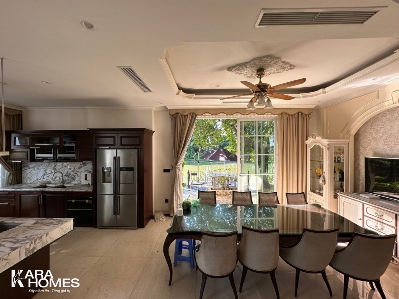 Bán biệt thự Đơn Lập Hoa Sữa 6, Vinhomes Riverside hoàn thiện nội thất nhập khẩu