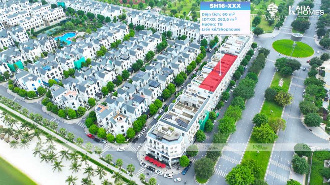 Bán liền kề Vinhomes Ocean Park 1 - Shophouse KD 24/7 SH16-XXX