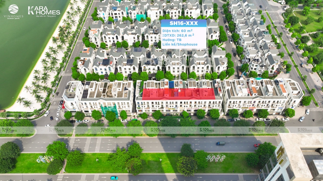 Bán liền kề Vinhomes Ocean Park 1 - Shophouse KD 24/7 SH16-XXX