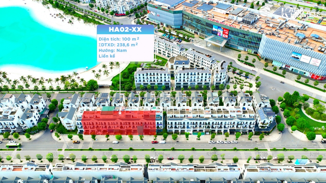 Bán Shophouse/Liền kề tiểu khu Hải Âu gần biển hồ 6,1ha và TTTM Vincom MegaMall Ocean Park