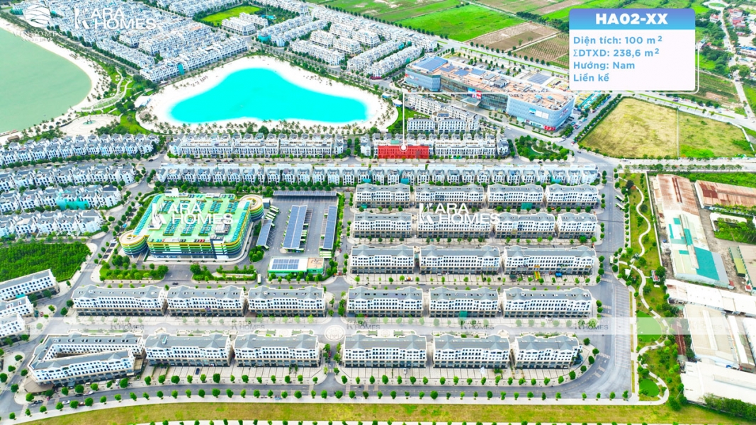 Bán Shophouse/Liền kề tiểu khu Hải Âu gần biển hồ 6,1ha và TTTM Vincom MegaMall Ocean Park