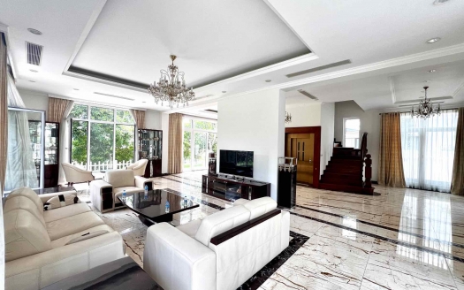 Cho thuê biệt thự Đơn Lập VIP đủ đồ tại tiểu khu Bằng Lăng Vinhomes Riverside, Long Biên