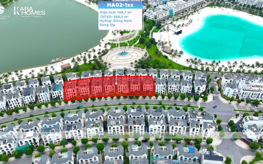 Biệt thự song lập Vinhomes Ocean Park 1 PK Hải Âu - HA01-1xx - Mặt đường lớn - Giá đầu tư