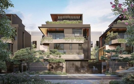 Biệt thự Đơn lập DV6-2X The Fullton, 258m², hướng Đông Nam, đối diện Clubhouse The FulHaus, bể bơi vô cực