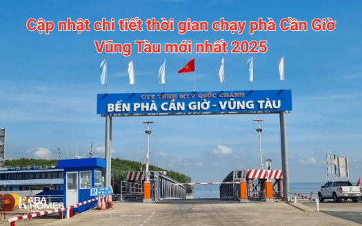 Cập nhật chi tiết thời gian chạy phà Cần Giờ Vũng Tàu mới nhất 2025