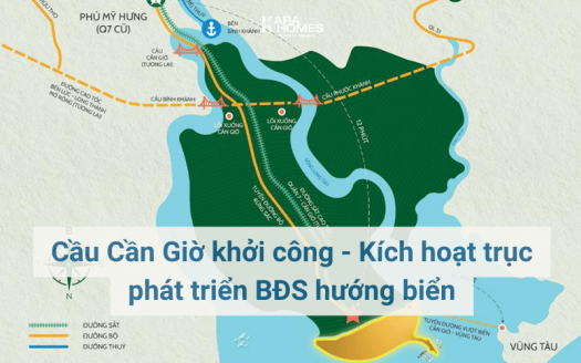 Cầu Cần Giờ khởi công - Kích hoạt trục phát triển BĐS hướng biển