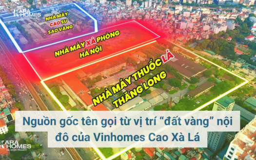 Nguồn gốc tên gọi từ vị trí “đất vàng” nội đô của Vinhomes Cao Xà Lá