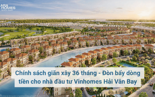 Chính sách giãn xây 36 tháng - Đòn bẩy dòng tiền cho nhà đầu tư Vinhomes Hải Vân Bay