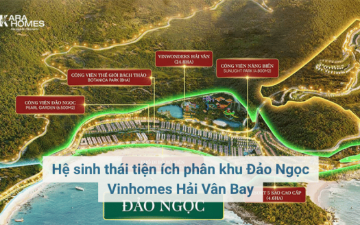 Hệ sinh thái tiện ích phân khu Đảo Ngọc Vinhomes Hải Vân Bay