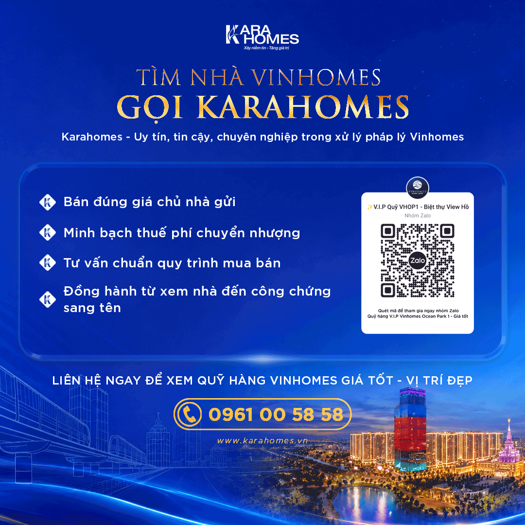 Mua Vinhomes - Gọi Karahomes