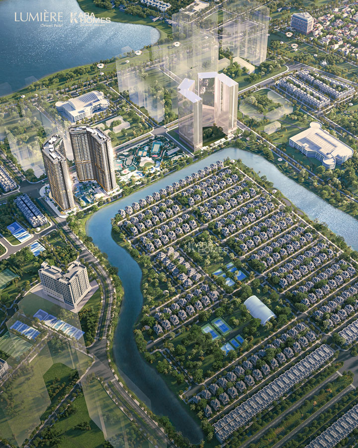 Thiết kế bên ngoài Lumiere Orient Pearl