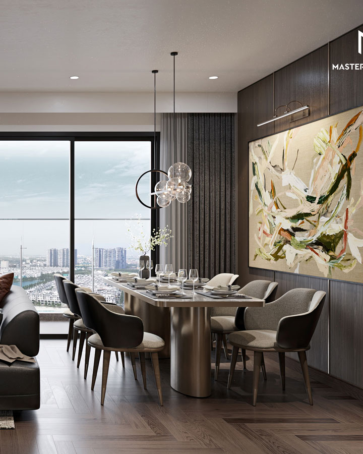 Thiết kế phòng ăn Lumiere Orient Pearl